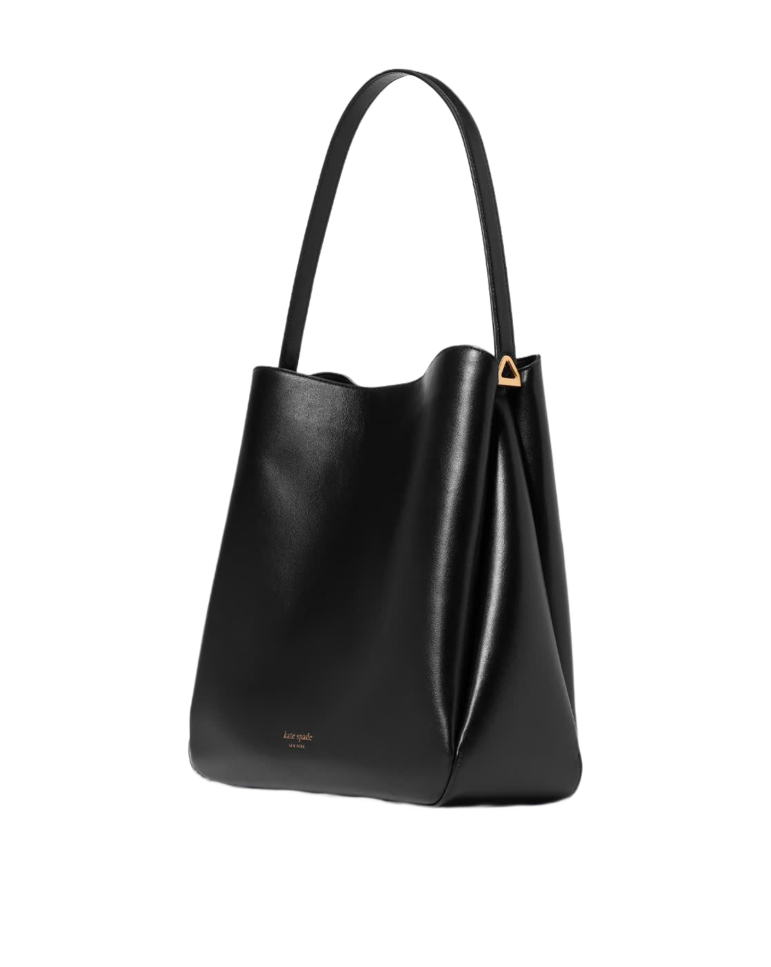 Grace Leather Hobo Bag (Black)