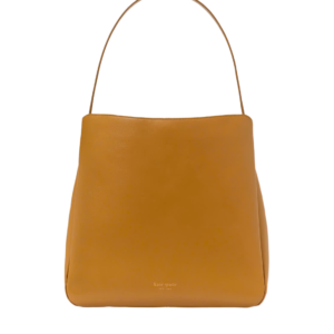 Grace Leather Hobo Bag (Tan)