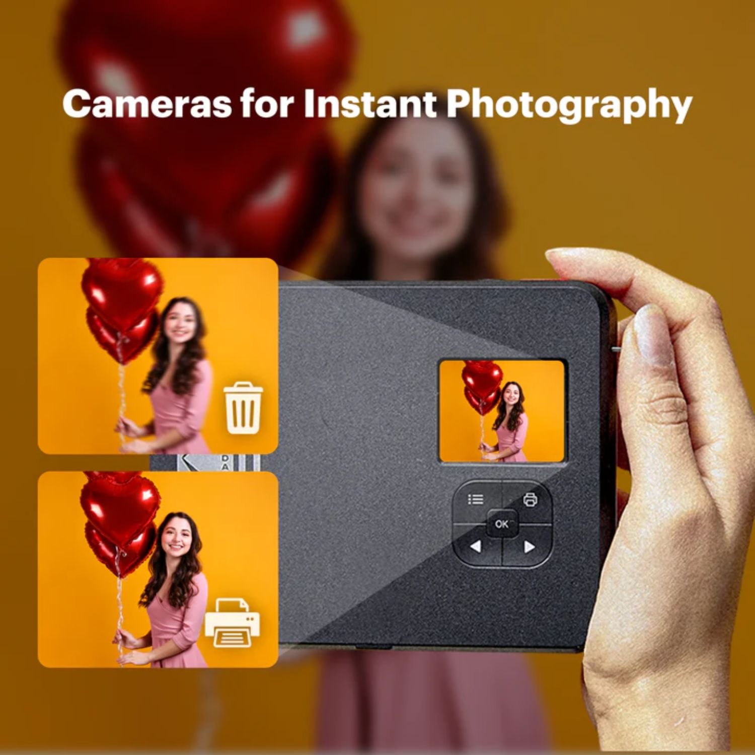 C300R Mini Shot 3 Retro Camera + Printer Bundle