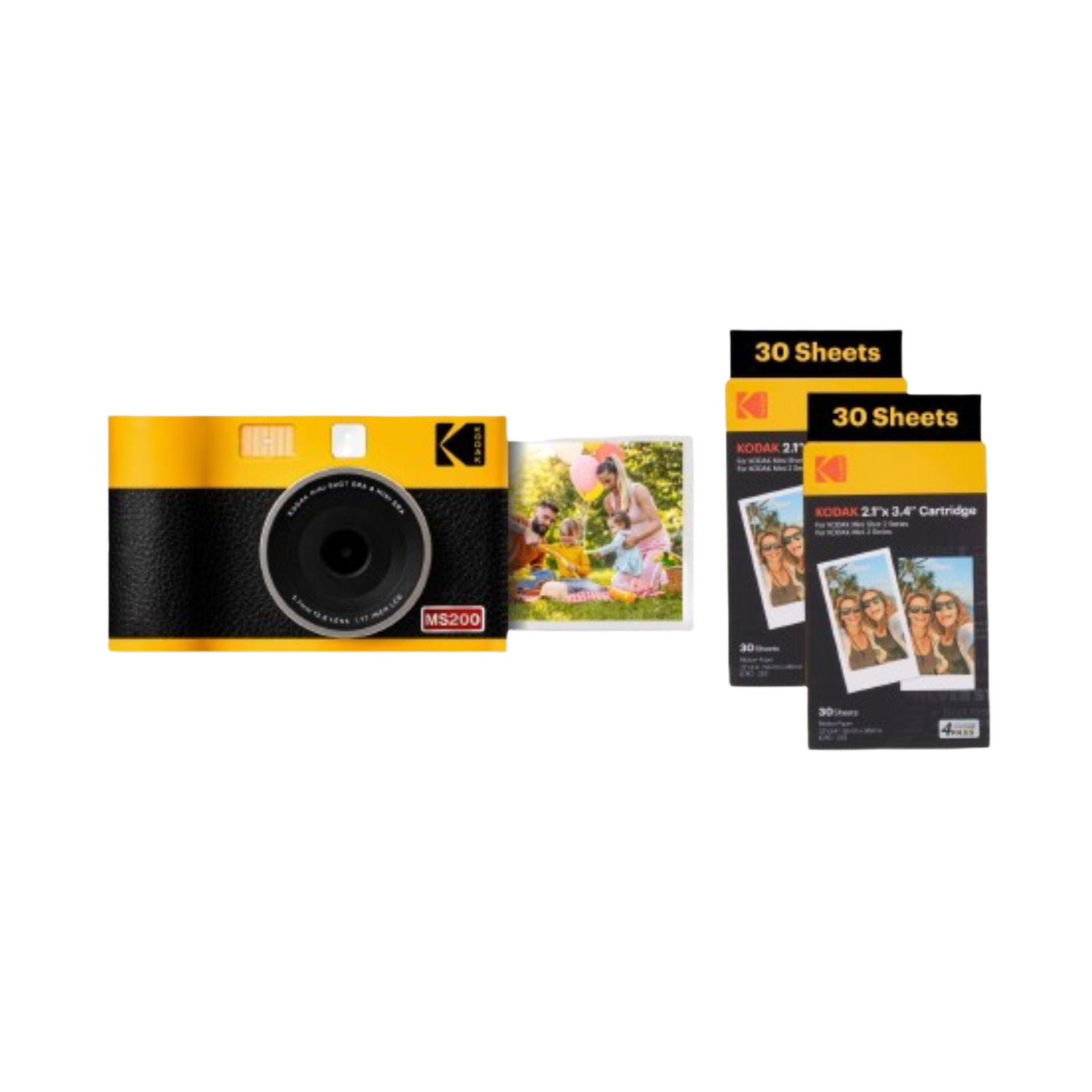 MS200 Mini Shot 2 Era Camera + Printer Bundle